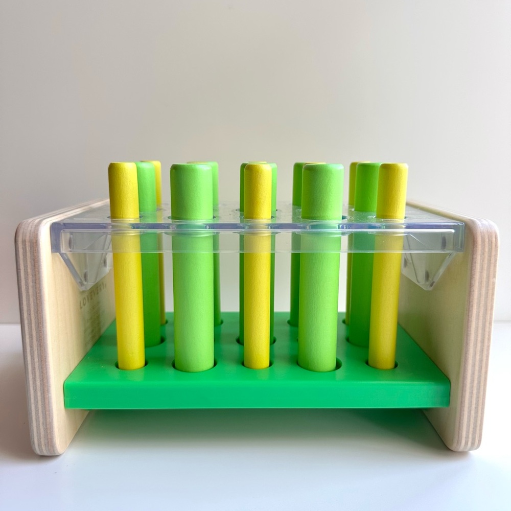 Lovevery Wooden Posting Stand Peg Puzzle Toy